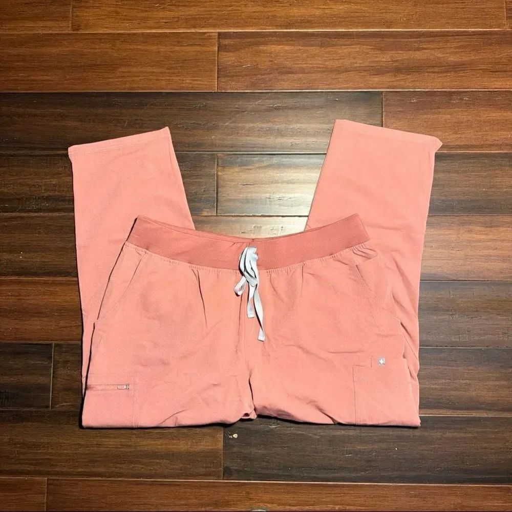 Figs Mauve Jogger Pants with Drawstring